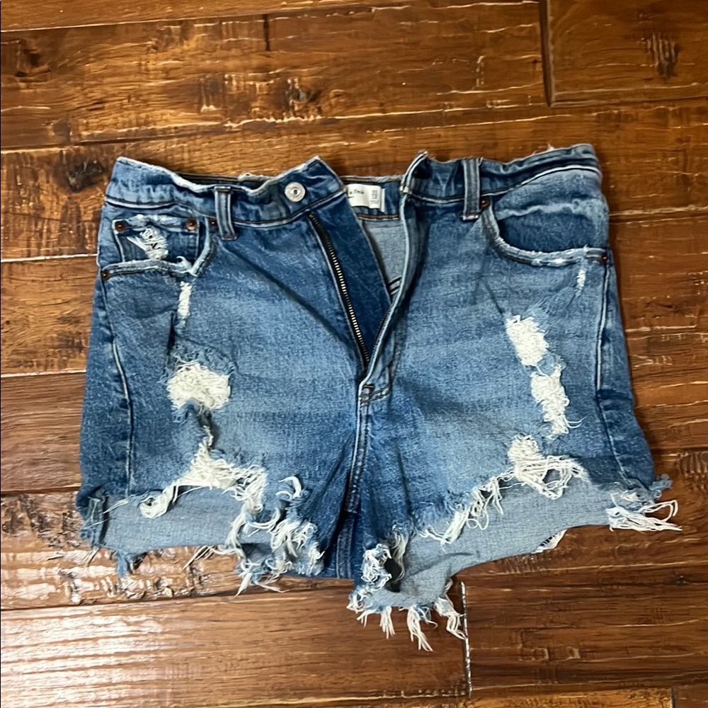 Abercrombie&Fitch CURVE love denim shorts